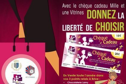 CHEQUES CADEAUX - Les bannières pour communiquer - 11 - Le chèque cadeau centre-ville FNCV - Vitrines de France